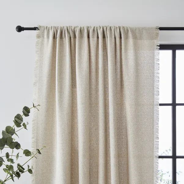 Sheer Bondi Raw Edge Slot Top Voile Panel