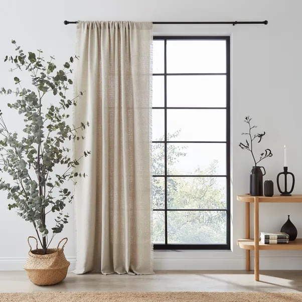 Sheer Bondi Raw Edge Slot Top Voile Panel - Image 2