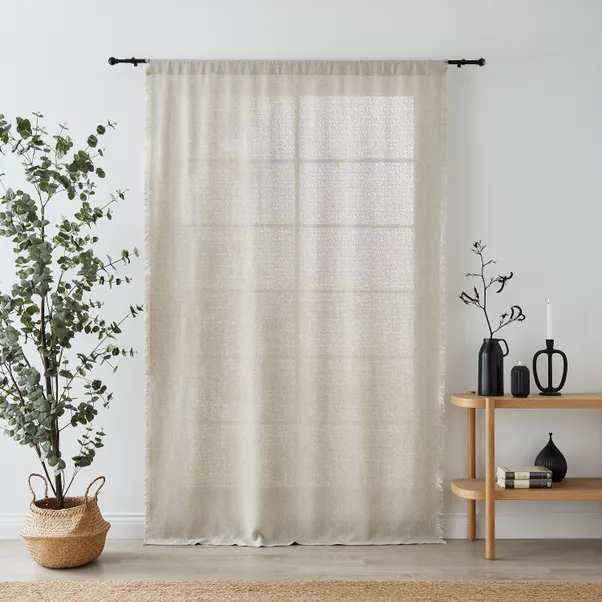 Sheer Bondi Raw Edge Slot Top Voile Panel - Image 3