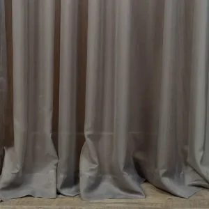 Solid Grey Extra Wide Sheer Curtain 2