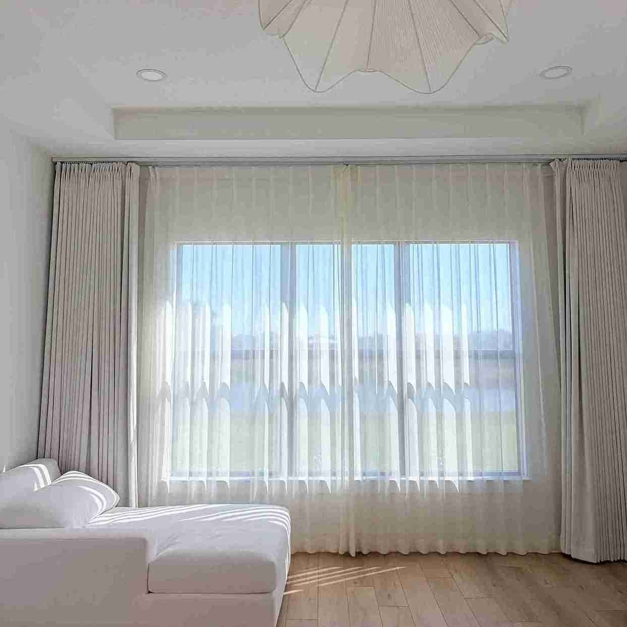 Starry Sheer Curtains for Sunrooms