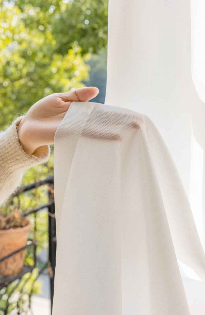 White Sheer Curtains for Soft Privacy - Image 2