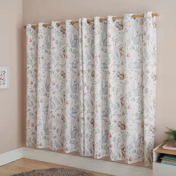 Woodland Blackout Eyelet Curtains - Image 4