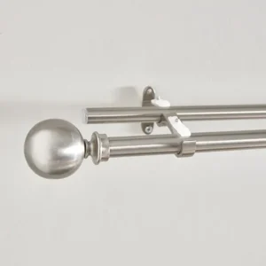 19mm Double Curtain Rod Ball Finial