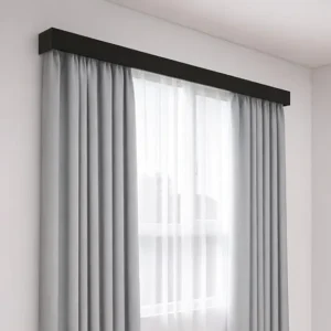 3-in-1 Wall Mounted Black Pelmet