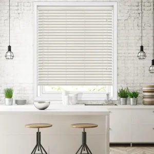 Alabaster Grain 50mm Faux Blind