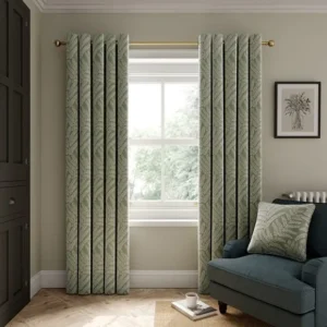 Alderly Striped Eyelet Curtains