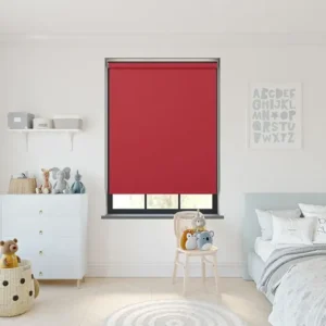 Amor Crimson Rose Roller Blind