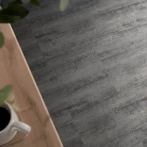 Anthracite Stone Tile SPC Flooring 2