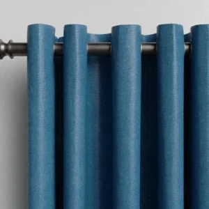 Ashbourne Caspian Blue Curtains 1
