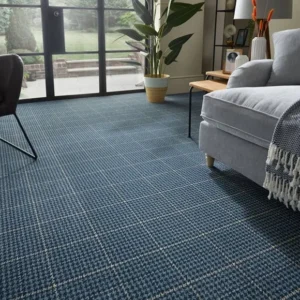 Bay Plaid Pattern Wilton Carpet