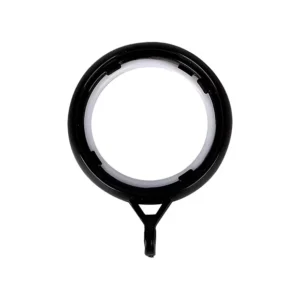 Black Curtain Rod Hanging Rings