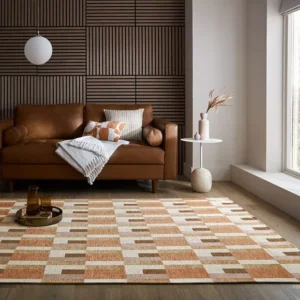 Block Geometric Living Room Carpet Rug