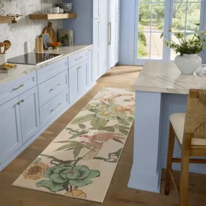 Blush Jade Kitchen Carpet Rug