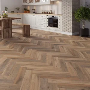 Brescia Beachfront Oak Herringbone SPC Click Vinyl