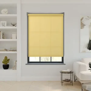 Burst Pastel Yellow Roller Blind