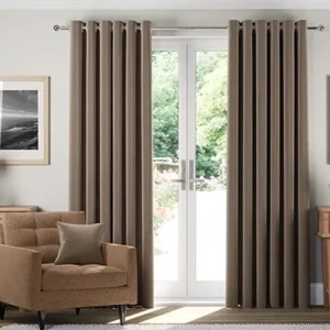 Como Biscuit Woven Wave Curtains