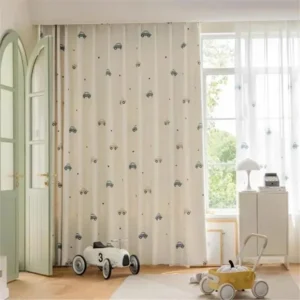 Cute Cars Pattern Kids Curtains