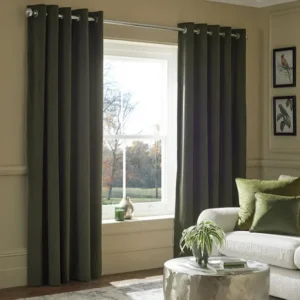 Dark Green Velvet Curtains