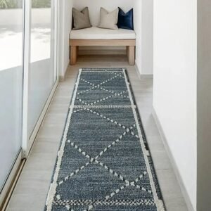 Denim Blue Diamond Line Runner