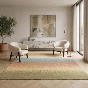 Desert Bands Multi Hand-Tufted Rug