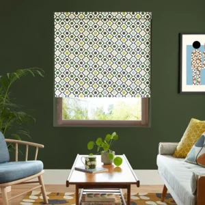 Ditsy Blue Flower Roman Blinds