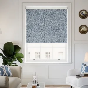 Electric Pacific Blue Blackout Roller Blind