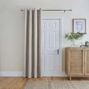 Ensley Blackout Eyelet Door Curtain