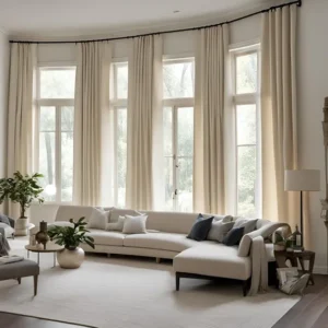 Extra Long Linen Villa Curtains