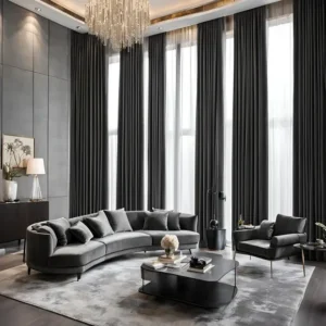 Extra Long Velvet Villa Curtains