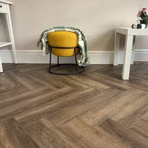 Hazel Oak Herringbone Click Vinyl Flooring