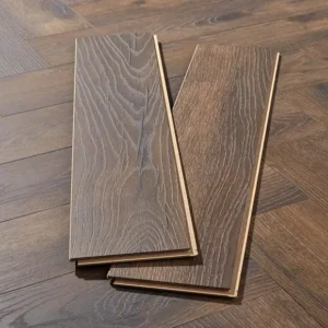 Herringbone Espresso Oak Laminate Flooring 2
