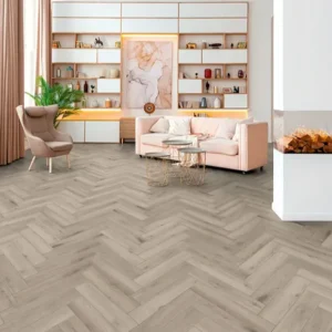 Herringbone Oyster Oak Laminate Flooring