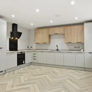 Hirame Oak Herringbone Click Vinyl SPC