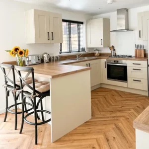 Ikura Oak Herringbone Click Vinyl SPC