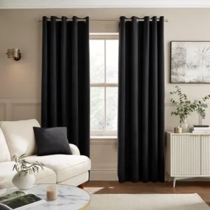 Luxe Velour Black Curtains