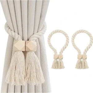 Magnetic Curtain Tiebacks Set