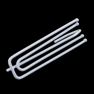 Metal Curtain Clip Hooks White Silver 1