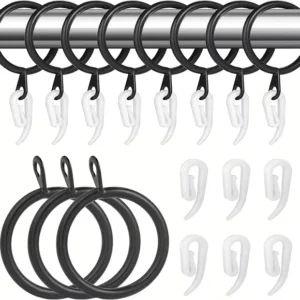 Metal Curtain Rings With Hooks