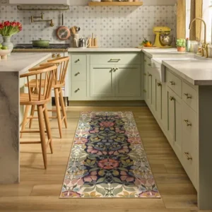 Midnight Cream Kitchen Carpet Rug