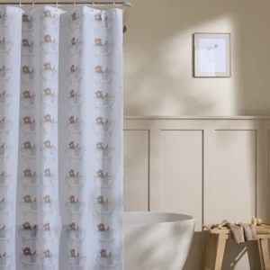 Neutral Hamish Shower Curtain