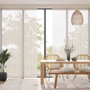Neutral Voile Sheer Window Curtain