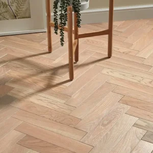 Park Avenue Herringbone Silk Grey Oak Brushed & Oiled Solid Wood Flooring