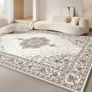 Retro Abstract Geometric Persian Carpet
