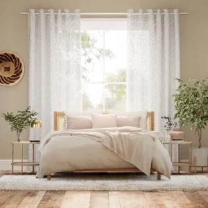 Rue Voile Ice White Curtains