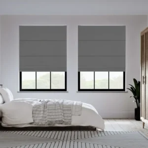 Saffron Ash Roman Blind