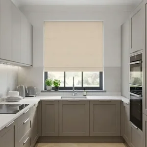 Saffron Linen Roman Blind