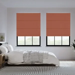 Saffron Terracotta Roman Blind
