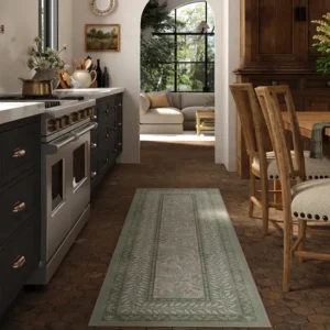 Sage Green Kitchen Area Rug
