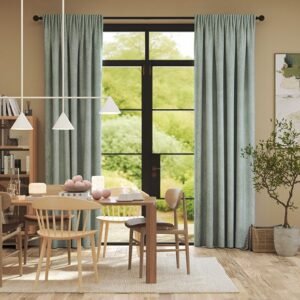 Sage Green Wool Thermal Curtain